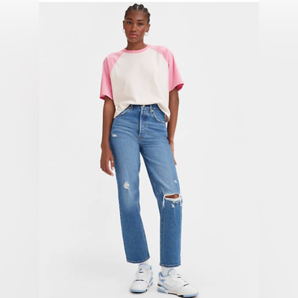 Levi’s Ribcage Straight Ankle Jeans